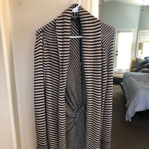 Long Sleeve Striped Cardigan